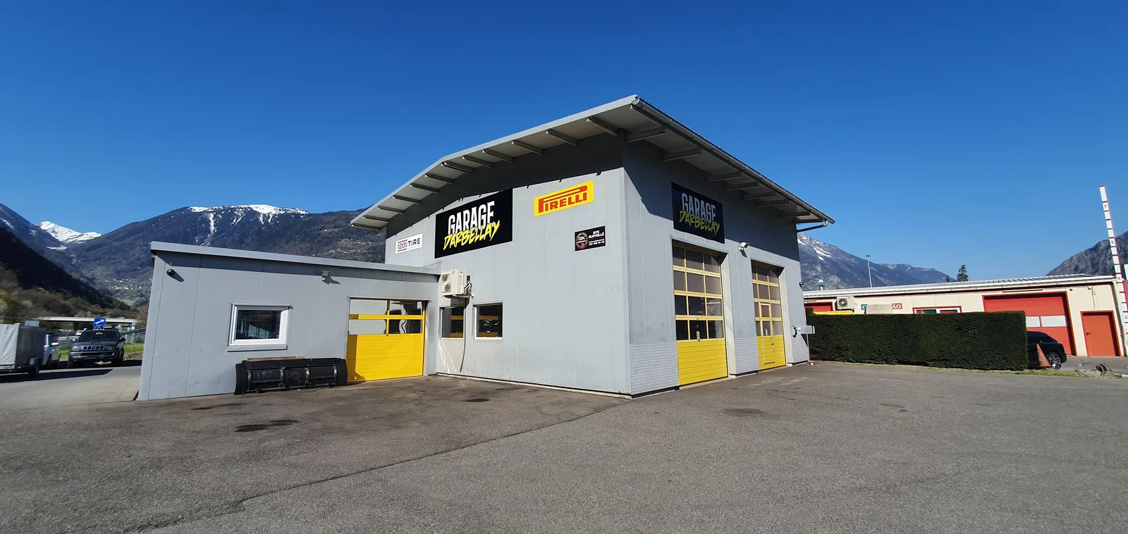 Façade du garage Darbellay